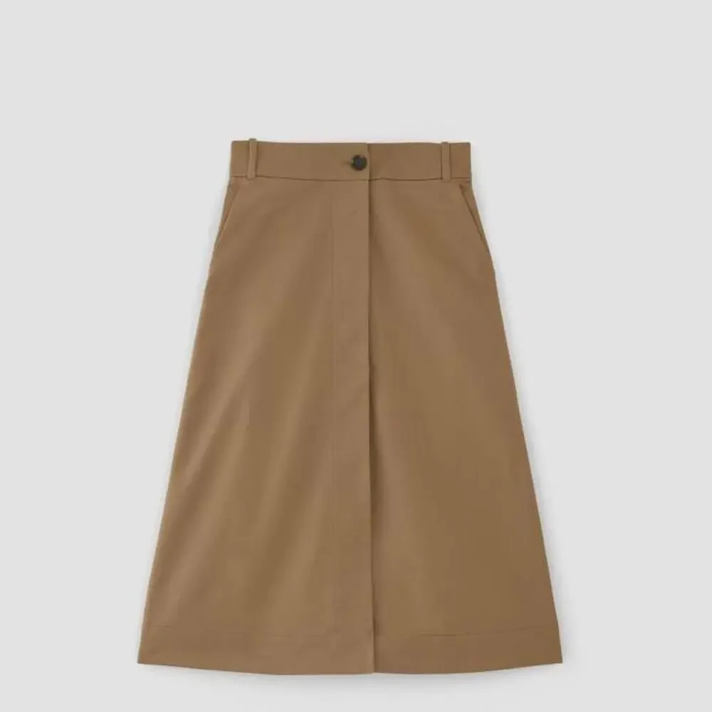 Everlane / structured A-line cotton skirt - Picture 6 of 7